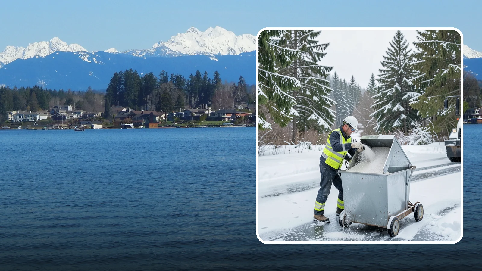 Salt Bin Filling in Lake Stevens, Snohomish County, WA - Salt bin filling tops off your on-site storage bins so deicing material is ready the moment ice threatens.
