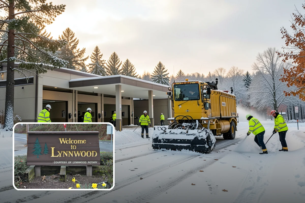 Salt Bin Filling in Lynnwood, Snohomish County, WA - Keeps spreader-ready salt on hand for immediate response