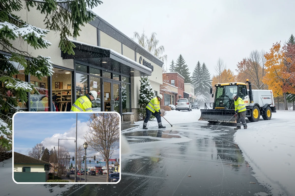 Salt Bin Filling in Marysville, Snohomish County, WA - Keeps spreader-ready salt on hand for immediate response