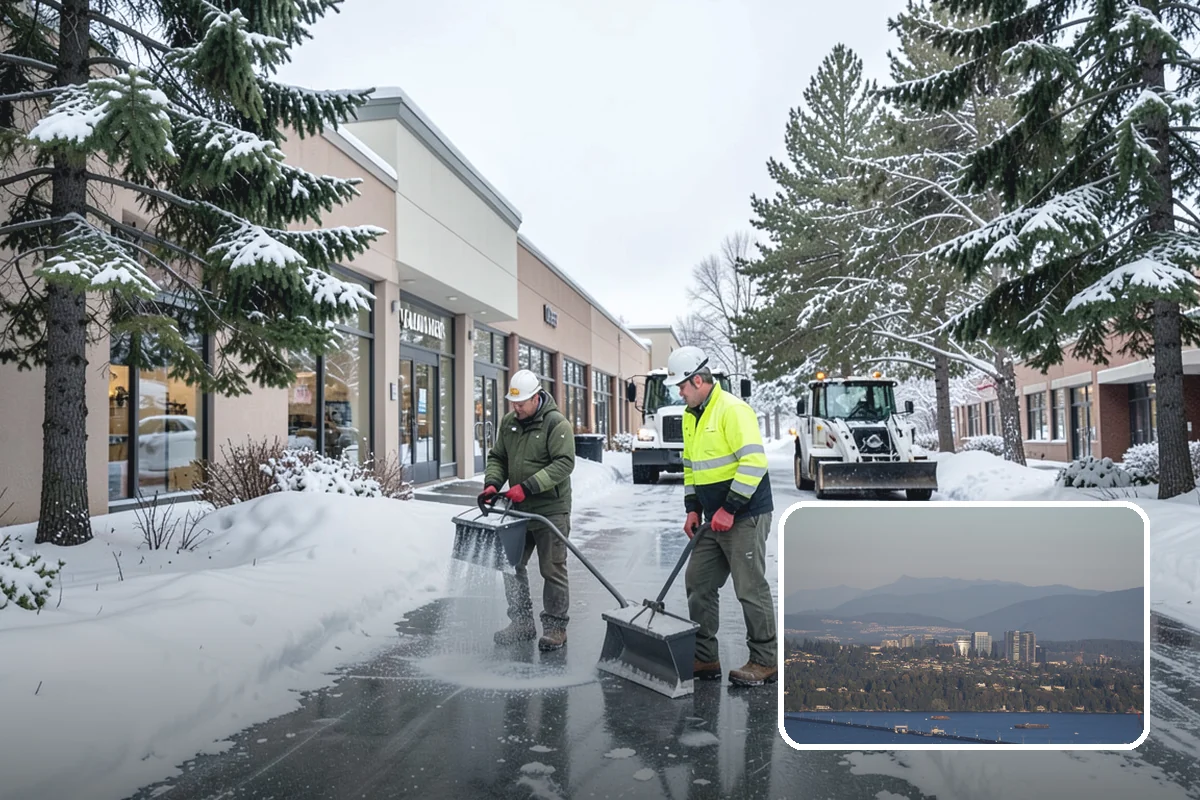 Salt Bin Filling in Medina, King County, WA - Keeps spreader-ready salt on hand for immediate response
