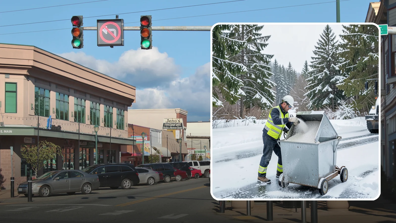 Salt Bin Filling in Monroe, Snohomish County, WA - Salt bin filling tops off your on-site storage bins so deicing material is ready the moment ice threatens.