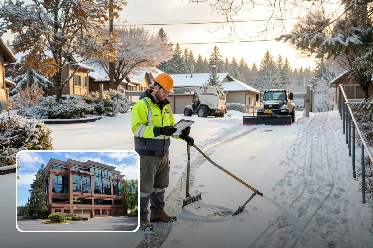Salt Bin Filling in Mountlake Terrace, Snohomish County, WA - Keeps spreader-ready salt on hand for immediate response