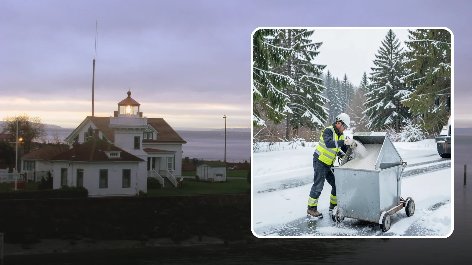 Salt Bin Filling in Mukilteo, Snohomish County, WA - Salt bin filling tops off your on-site storage bins so deicing material is ready the moment ice threatens.