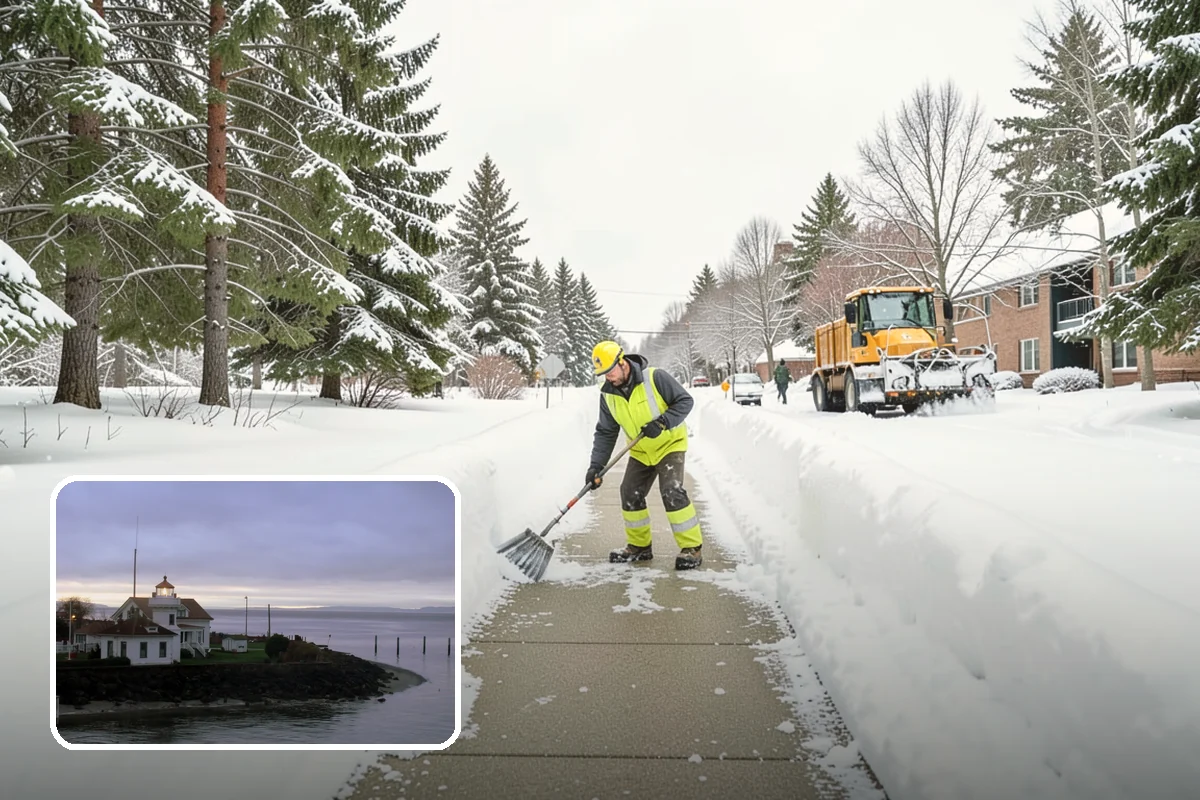 Salt Bin Filling in Mukilteo, Snohomish County, WA - Keeps spreader-ready salt on hand for immediate response