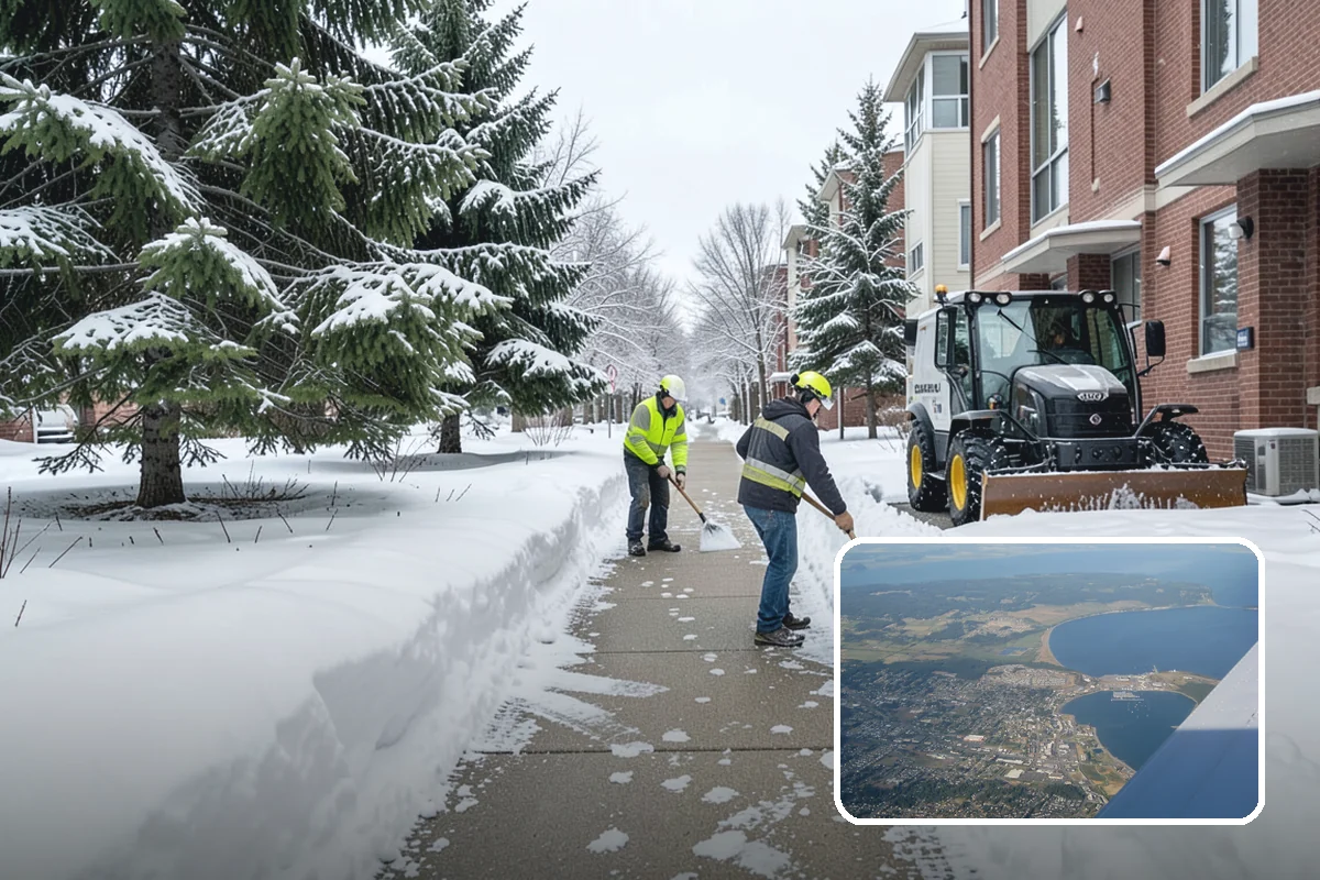 Salt Bin Filling in Oak Harbor, Island County, WA - Keeps spreader-ready salt on hand for immediate response