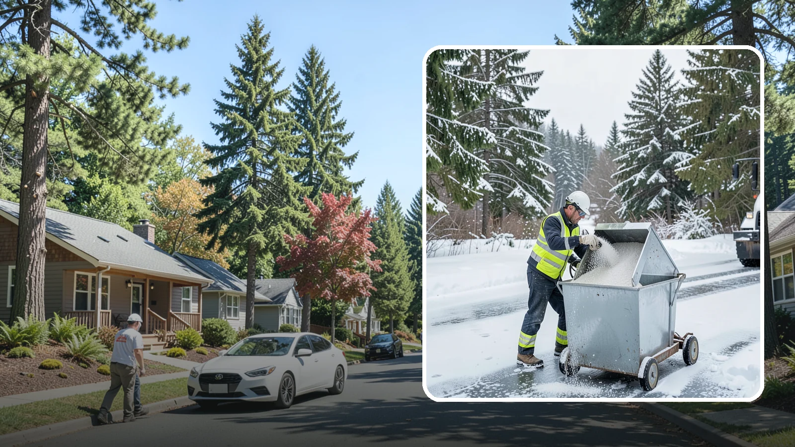 Salt Bin Filling in Orting, Pierce County, WA - Salt bin filling tops off your on-site storage bins so deicing material is ready the moment ice threatens.