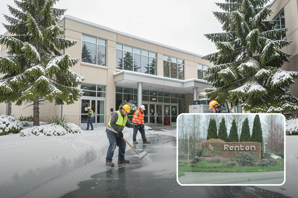 Salt Bin Filling in Renton, King County, WA - Keeps spreader-ready salt on hand for immediate response