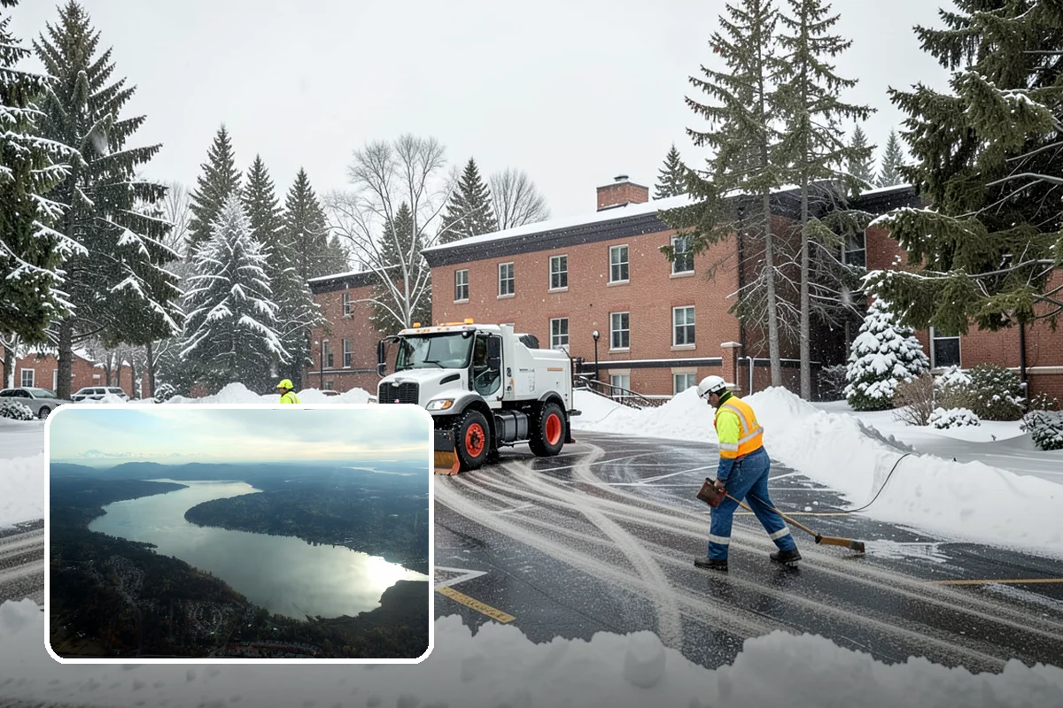 Salt Bin Filling in Sammamish, King County, WA - Keeps spreader-ready salt on hand for immediate response