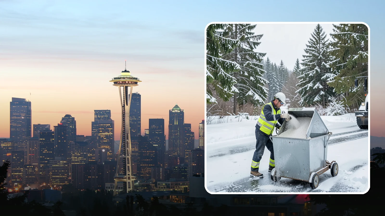 Salt Bin Filling in Seattle, King County, WA - Salt bin filling tops off your on-site storage bins so deicing material is ready the moment ice threatens.