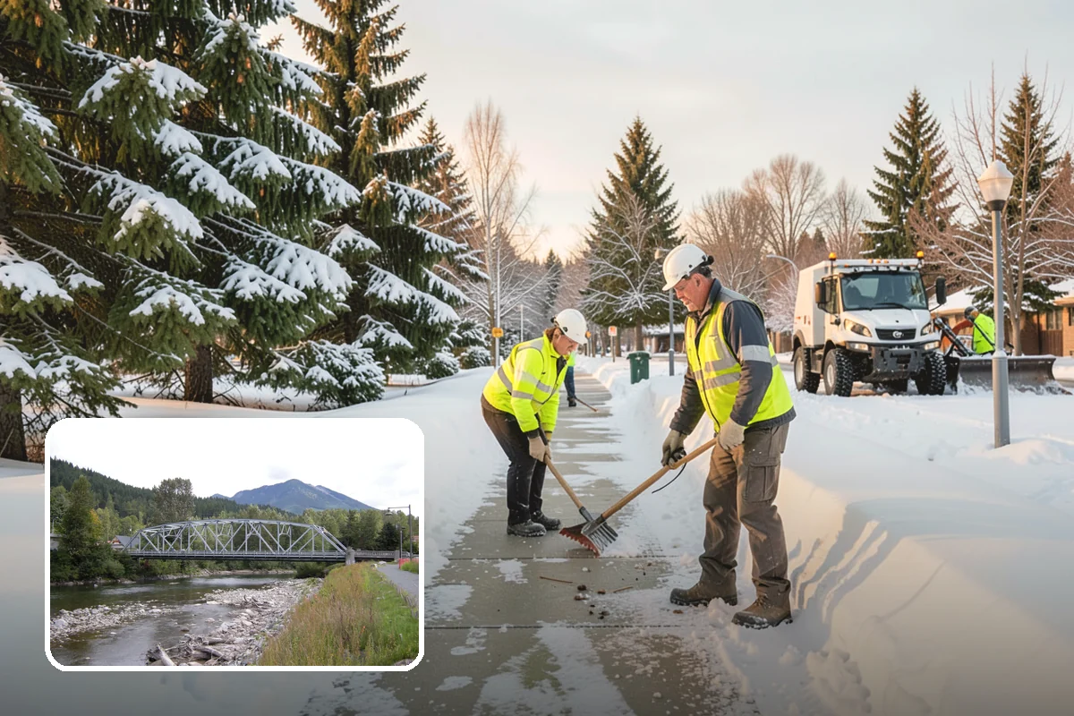 Salt Bin Filling in Skykomish, King County, WA - Keeps spreader-ready salt on hand for immediate response