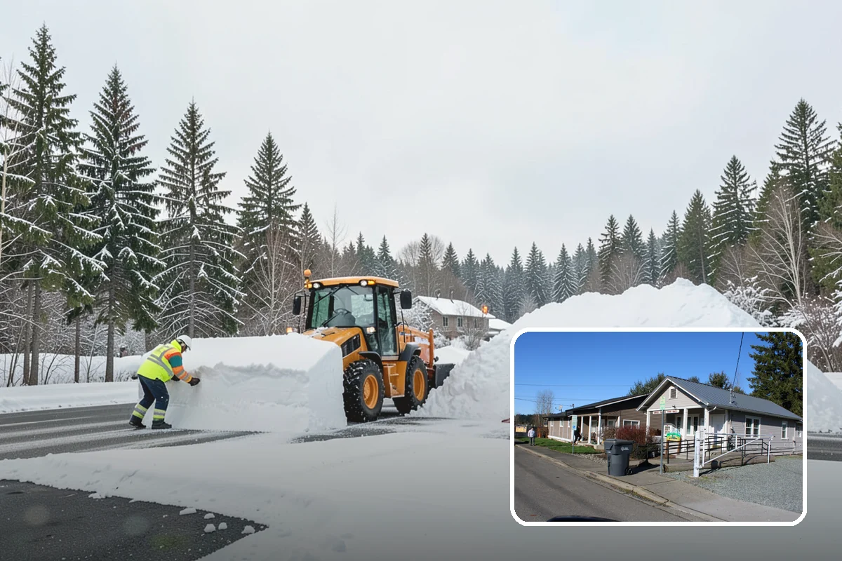 Salt Bin Filling in South Prairie, Pierce County, WA - Keeps spreader-ready salt on hand for immediate response