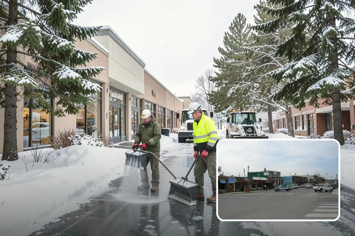 Salt Bin Filling in Stanwood, Snohomish County, WA - Keeps spreader-ready salt on hand for immediate response