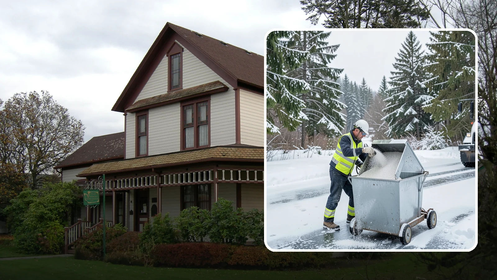 Salt Bin Filling in Sumner, Pierce County, WA - Salt bin filling tops off your on-site storage bins so deicing material is ready the moment ice threatens.