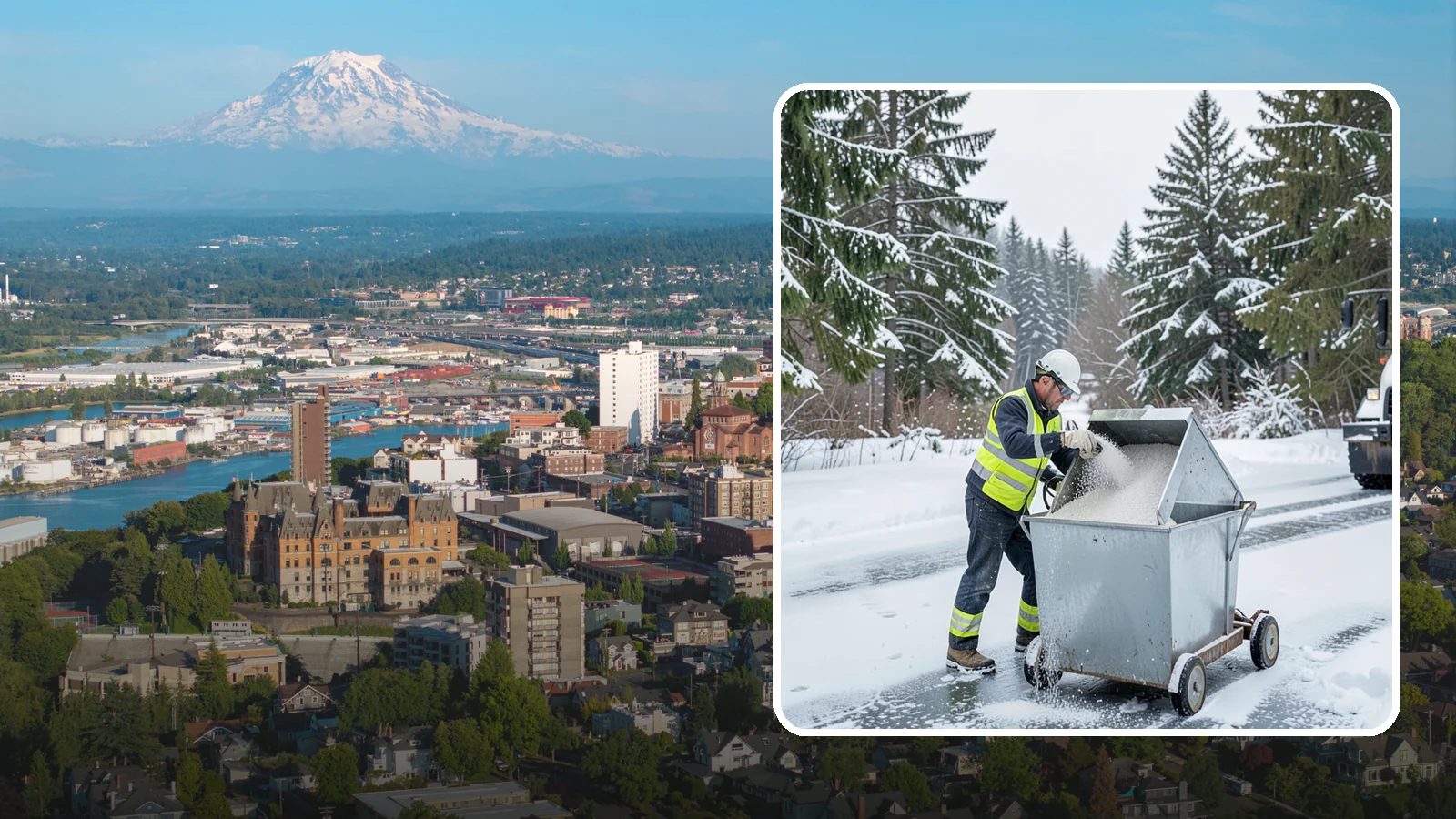 Salt Bin Filling in Tacoma, Pierce County, WA - Salt bin filling tops off your on-site storage bins so deicing material is ready the moment ice threatens.