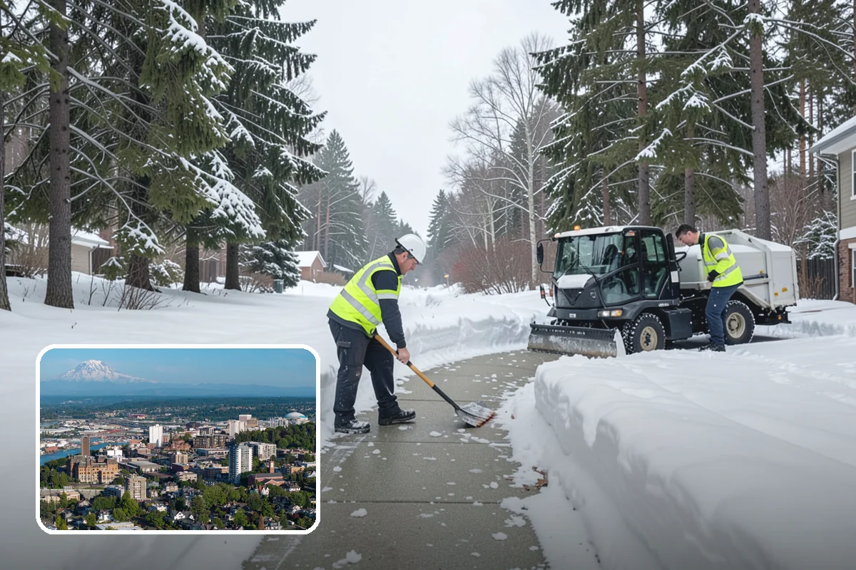 Salt Bin Filling in Tacoma, Pierce County, WA - Keeps spreader-ready salt on hand for immediate response