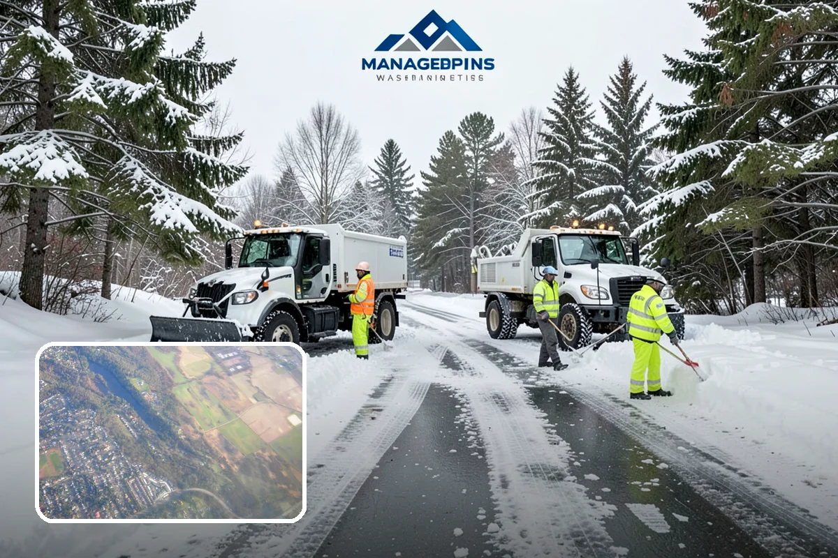 Salt Brine Pretreatment in Algona, King County, WA - Prevents snow and ice from bonding to the pavement