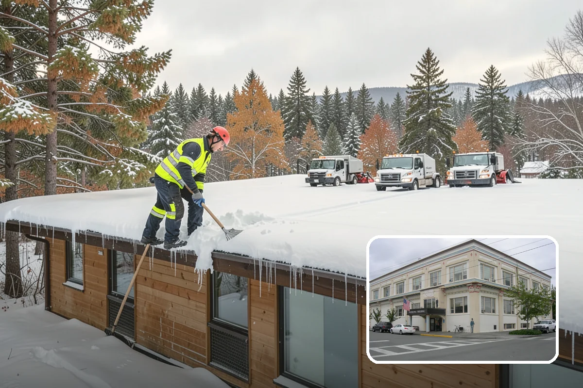 Salt Brine Pretreatment in Anacortes, Skagit County, WA - Prevents snow and ice from bonding to the pavement