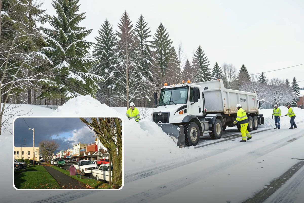 Salt Brine Pretreatment in Arlington, Snohomish County, WA - Prevents snow and ice from bonding to the pavement