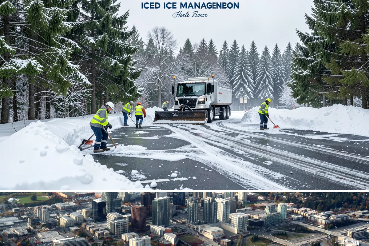 Salt Brine Pretreatment in Bellevue, King County, WA - Salt brine pretreatment is scheduled the day before forecast frost and freezing events all winter long.