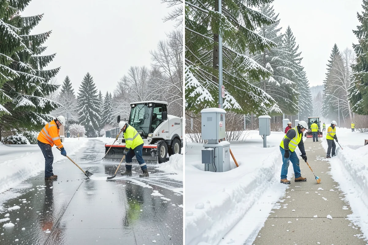 Salt Brine Pretreatment in Black Diamond, King County, WA - Confirm the forecast window for the incoming freeze
