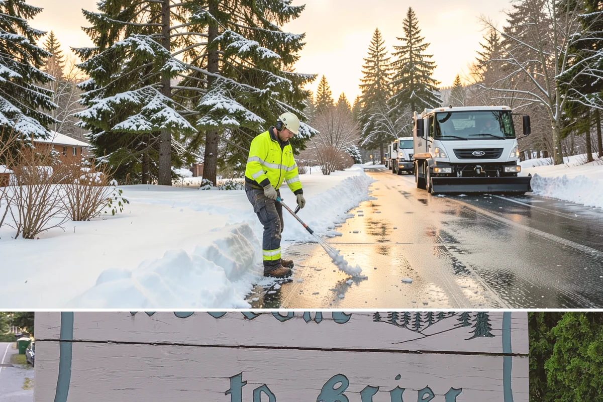 Salt Brine Pretreatment in Brier, Snohomish County, WA - Salt brine pretreatment is scheduled the day before forecast frost and freezing events all winter long.