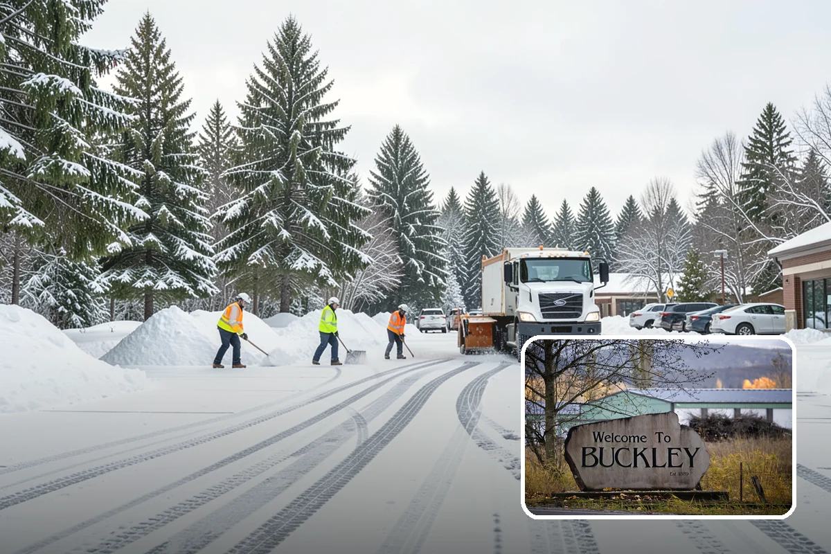 Salt Brine Pretreatment in Buckley, Pierce County, WA - Prevents snow and ice from bonding to the pavement