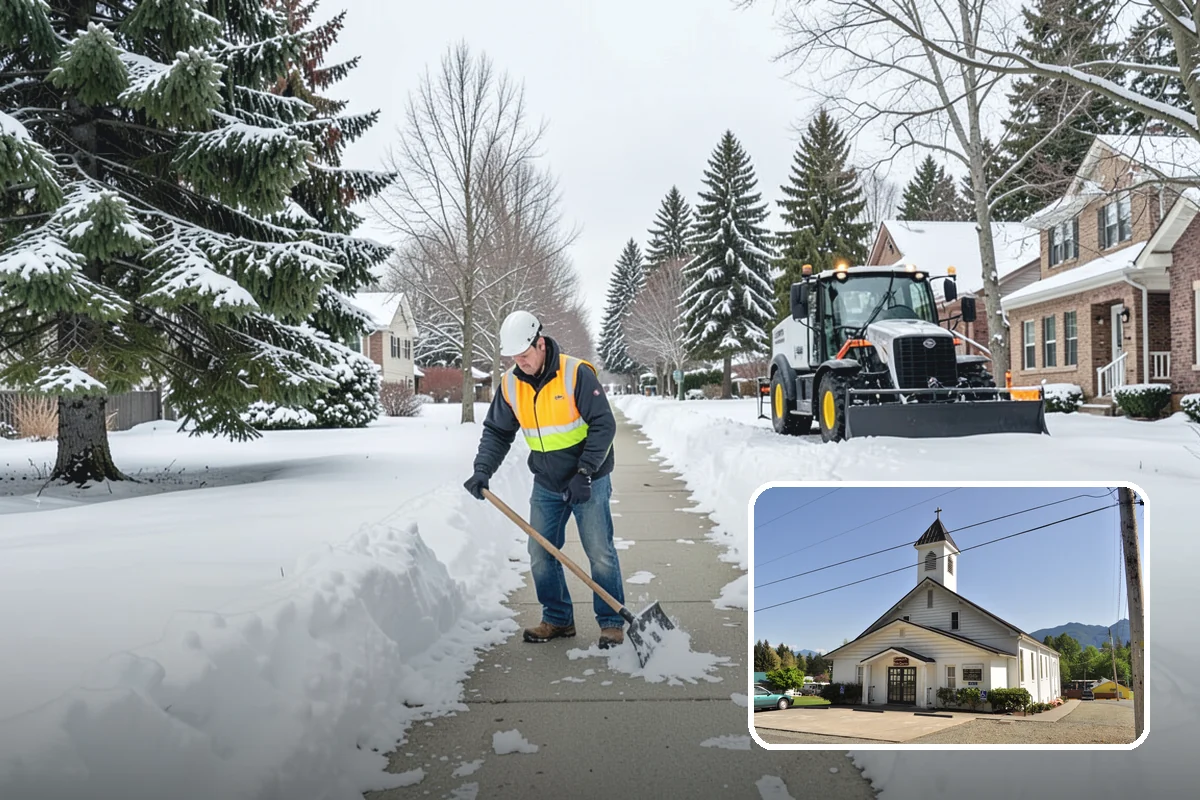 Salt Brine Pretreatment in Concrete, Skagit County, WA - Prevents snow and ice from bonding to the pavement
