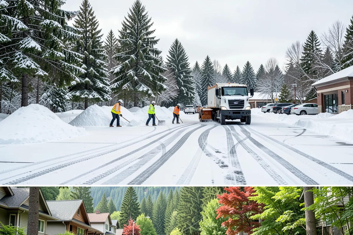 Salt Brine Pretreatment in Darrington, Snohomish County, WA - Salt brine pretreatment is scheduled the day before forecast frost and freezing events all winter long.
