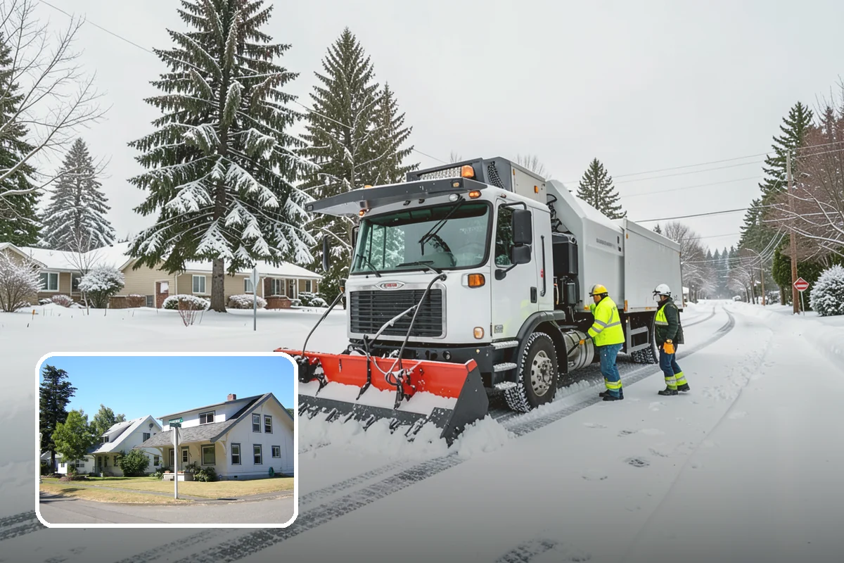 Salt Brine Pretreatment in DuPont, Pierce County, WA - Prevents snow and ice from bonding to the pavement