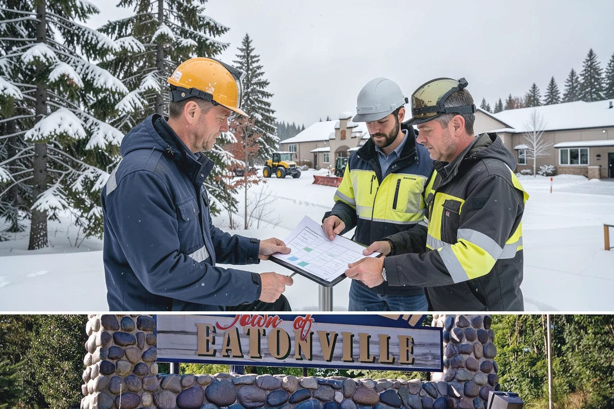 Salt Brine Pretreatment in Eatonville, Pierce County, WA - Salt brine pretreatment is scheduled the day before forecast frost and freezing events all winter long.