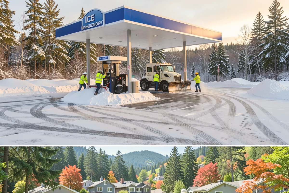 Salt Brine Pretreatment in Fircrest, Pierce County, WA - Salt brine pretreatment is scheduled the day before forecast frost and freezing events all winter long.