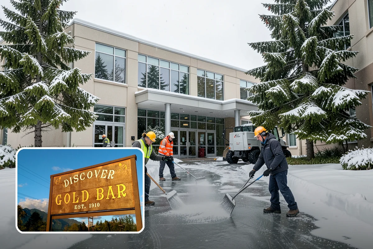 Salt Brine Pretreatment in Gold Bar, Snohomish County, WA - Prevents snow and ice from bonding to the pavement