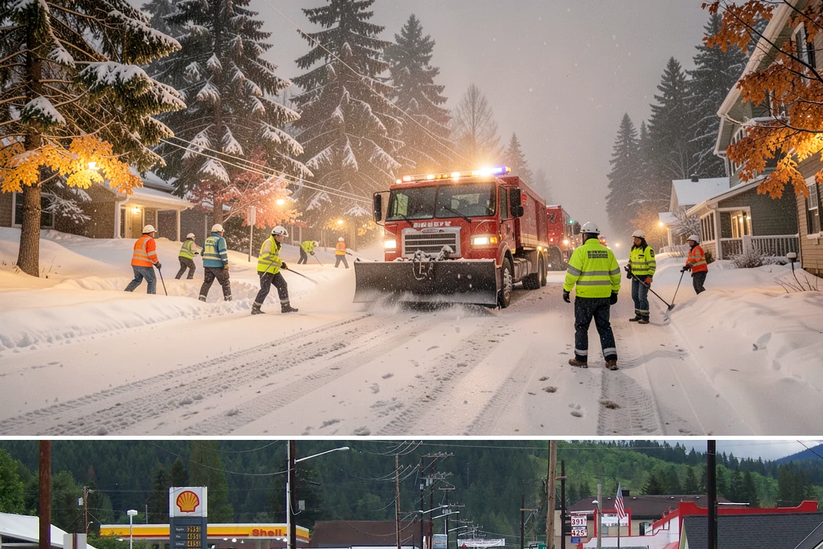 Salt Brine Pretreatment in Granite Falls, Snohomish County, WA - Salt brine pretreatment is scheduled the day before forecast frost and freezing events all winter long.