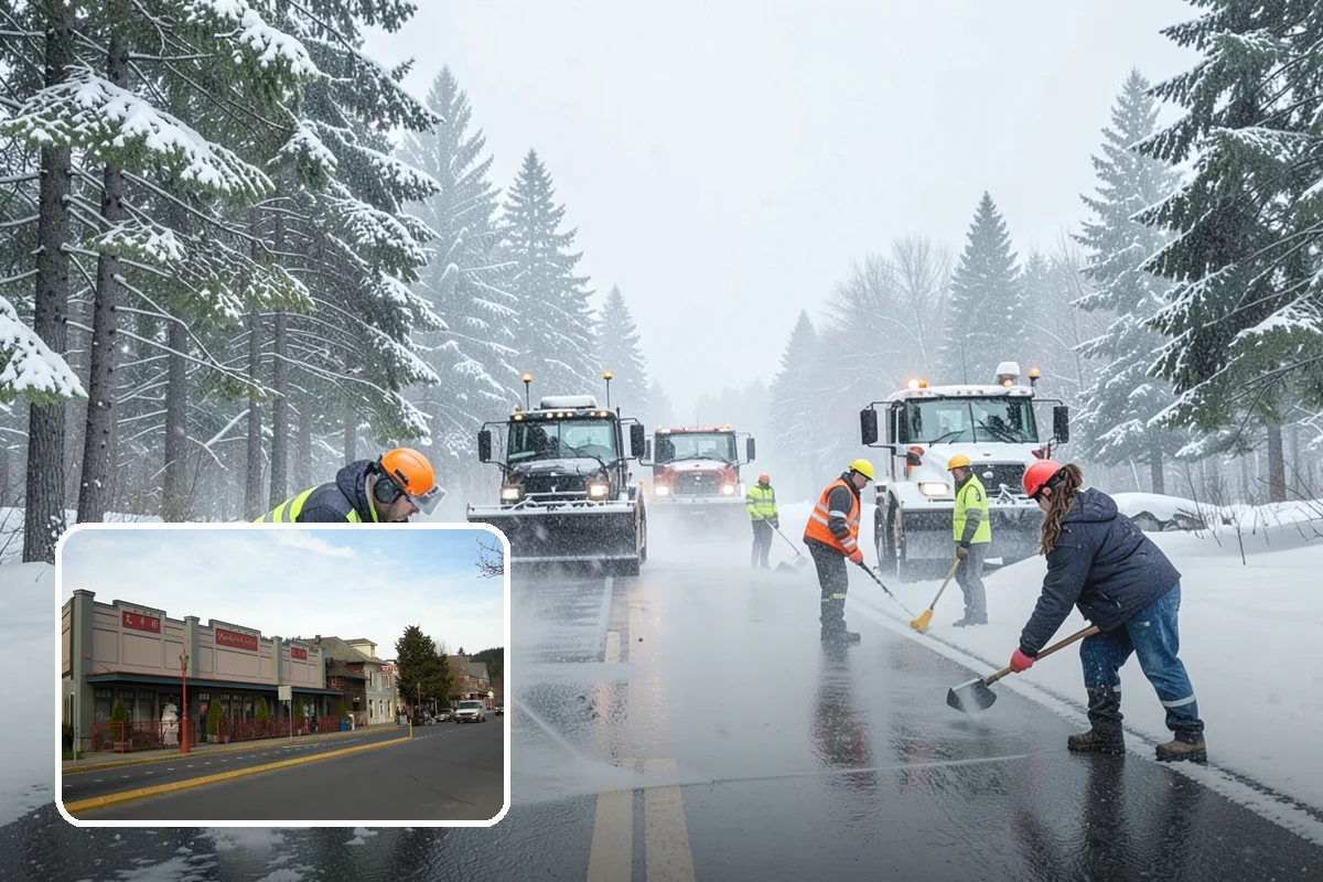 Salt Brine Pretreatment in Issaquah, King County, WA - Prevents snow and ice from bonding to the pavement