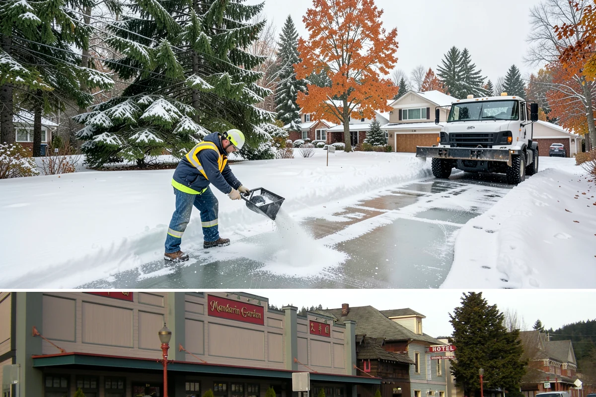 Salt Brine Pretreatment in Issaquah, King County, WA - Salt brine pretreatment is scheduled the day before forecast frost and freezing events all winter long.