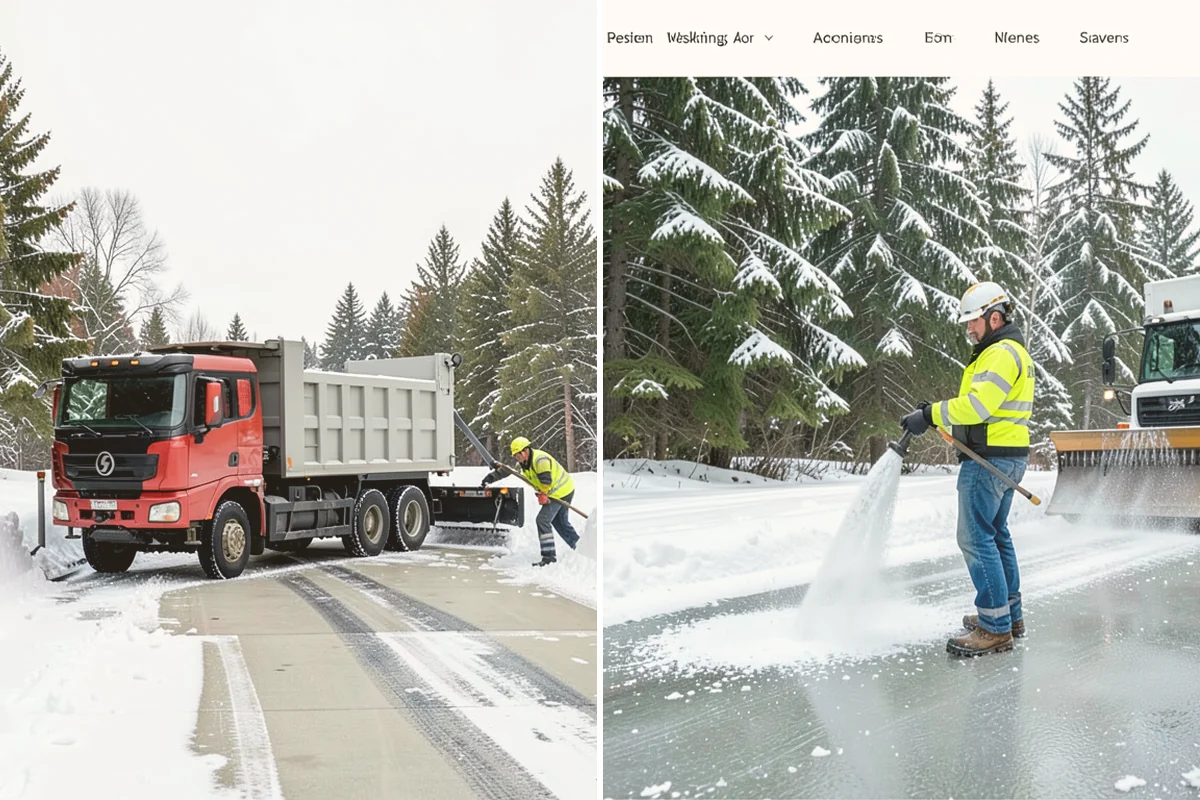 Salt Brine Pretreatment in Kent, King County, WA - Confirm the forecast window for the incoming freeze