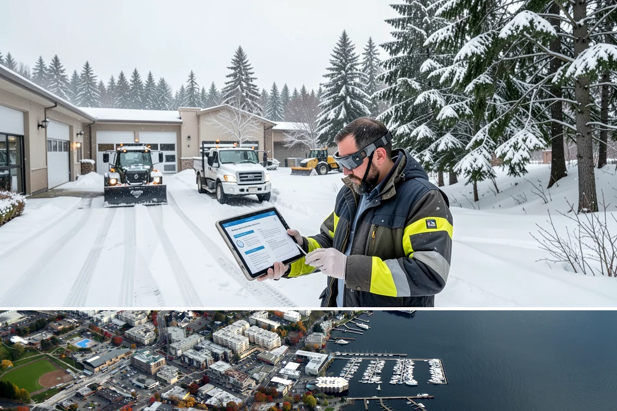 Salt Brine Pretreatment in Kirkland, King County, WA - Salt brine pretreatment is scheduled the day before forecast frost and freezing events all winter long.