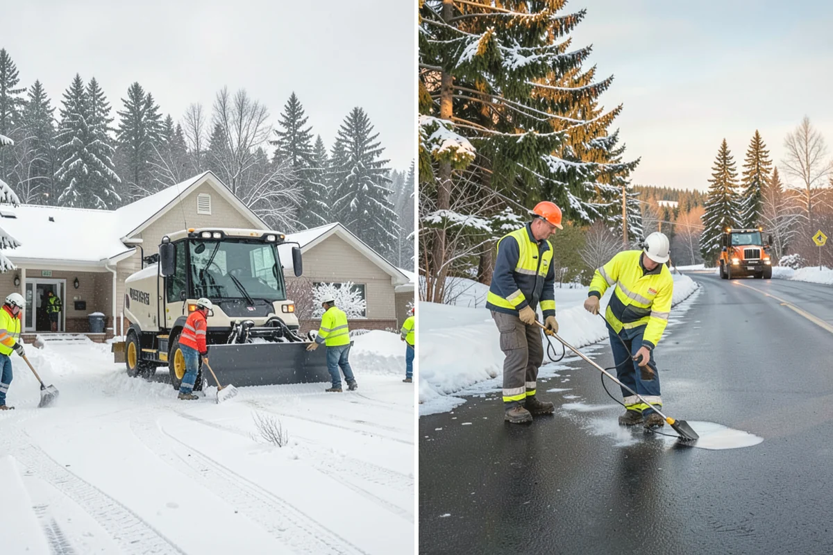 Salt Brine Pretreatment in La Conner, Skagit County, WA - Confirm the forecast window for the incoming freeze