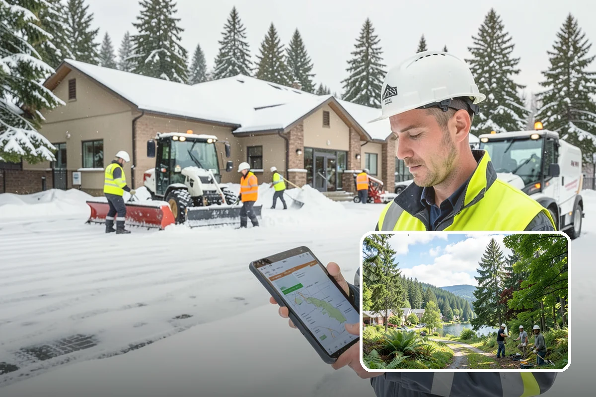 Salt Brine Pretreatment in Lake Forest Park, King County, WA - Prevents snow and ice from bonding to the pavement