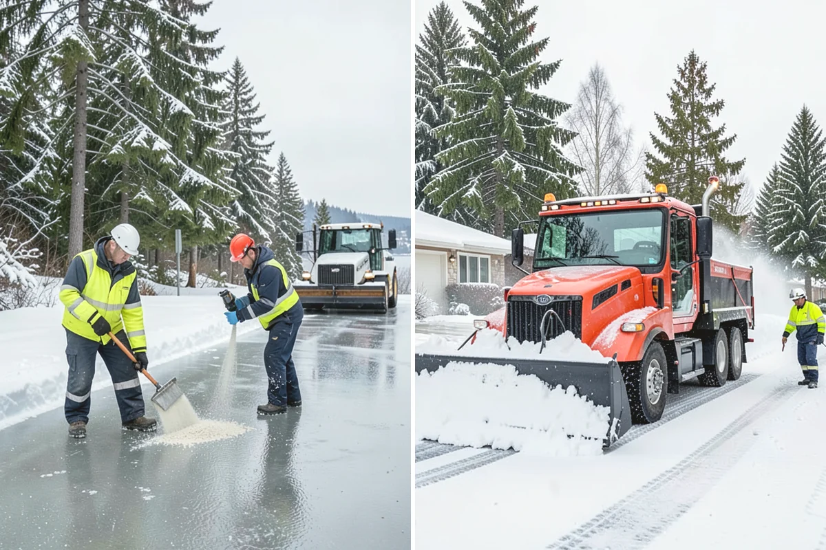 Salt Brine Pretreatment in Lake Stevens, Snohomish County, WA - Confirm the forecast window for the incoming freeze