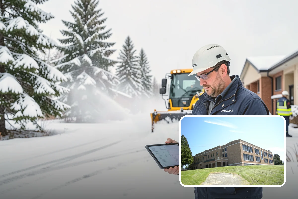 Salt Brine Pretreatment in Maple Valley, King County, WA - Prevents snow and ice from bonding to the pavement
