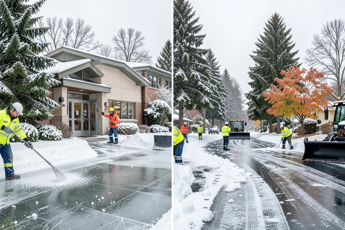 Salt Brine Pretreatment in Maple Valley, King County, WA - Confirm the forecast window for the incoming freeze