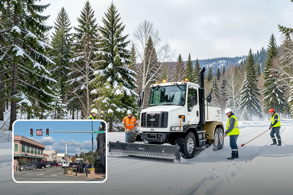 Salt Brine Pretreatment in Monroe, Snohomish County, WA - Prevents snow and ice from bonding to the pavement