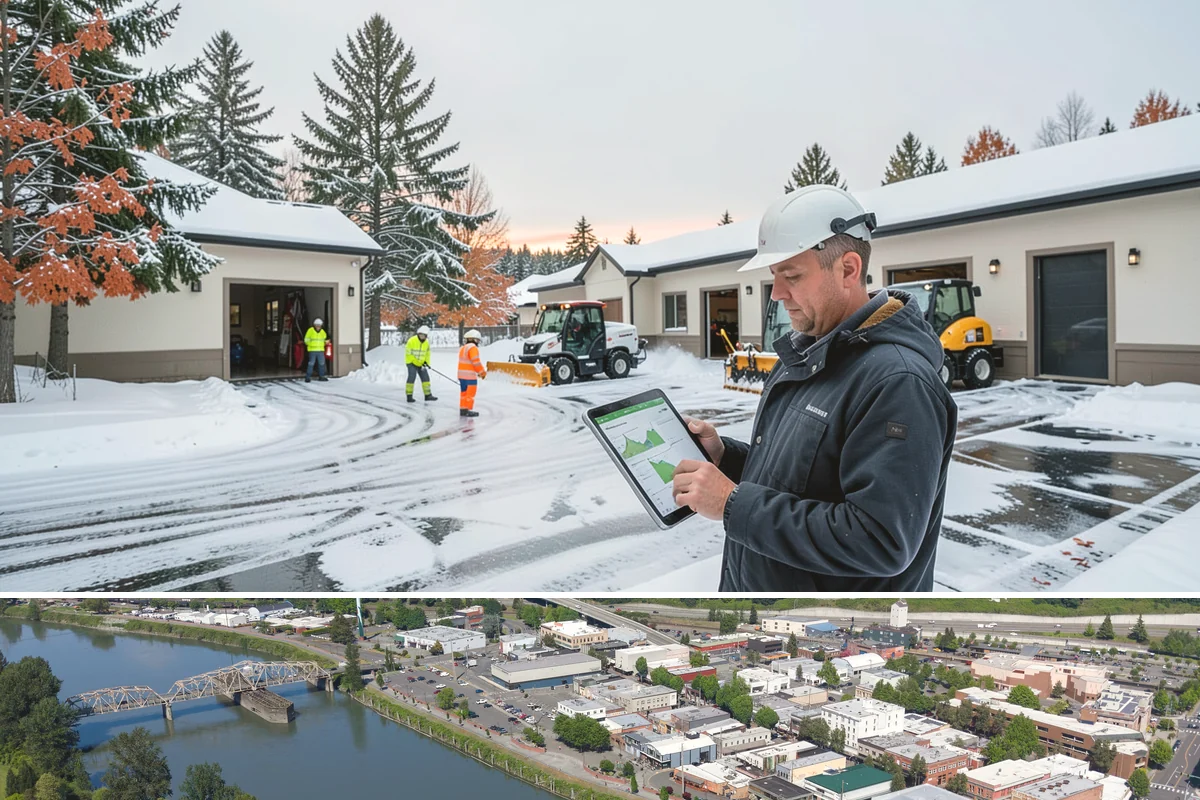Salt Brine Pretreatment in Mount Vernon, Skagit County, WA - Salt brine pretreatment is scheduled the day before forecast frost and freezing events all winter long.