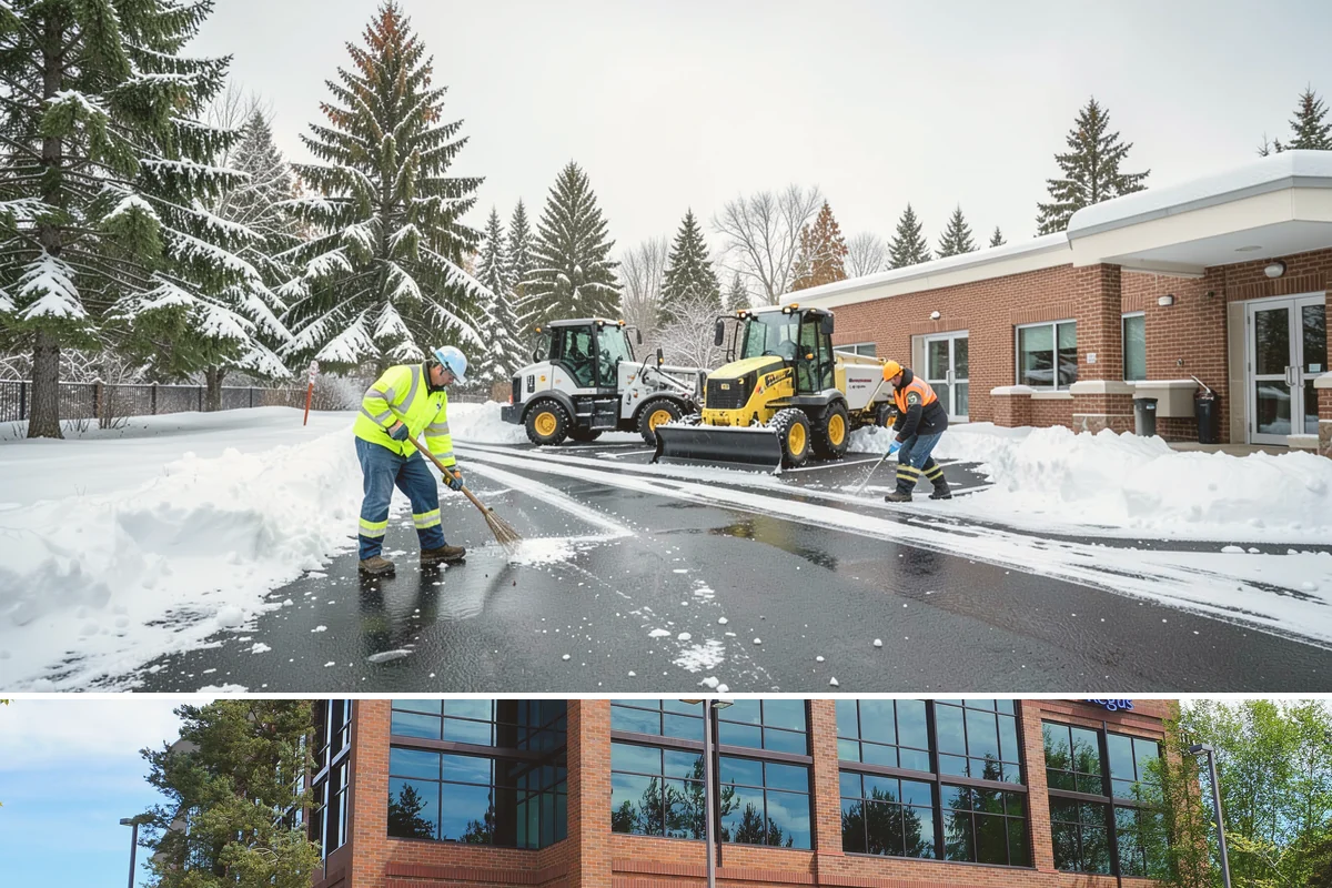 Salt Brine Pretreatment in Mountlake Terrace, Snohomish County, WA - Salt brine pretreatment is scheduled the day before forecast frost and freezing events all winter long.