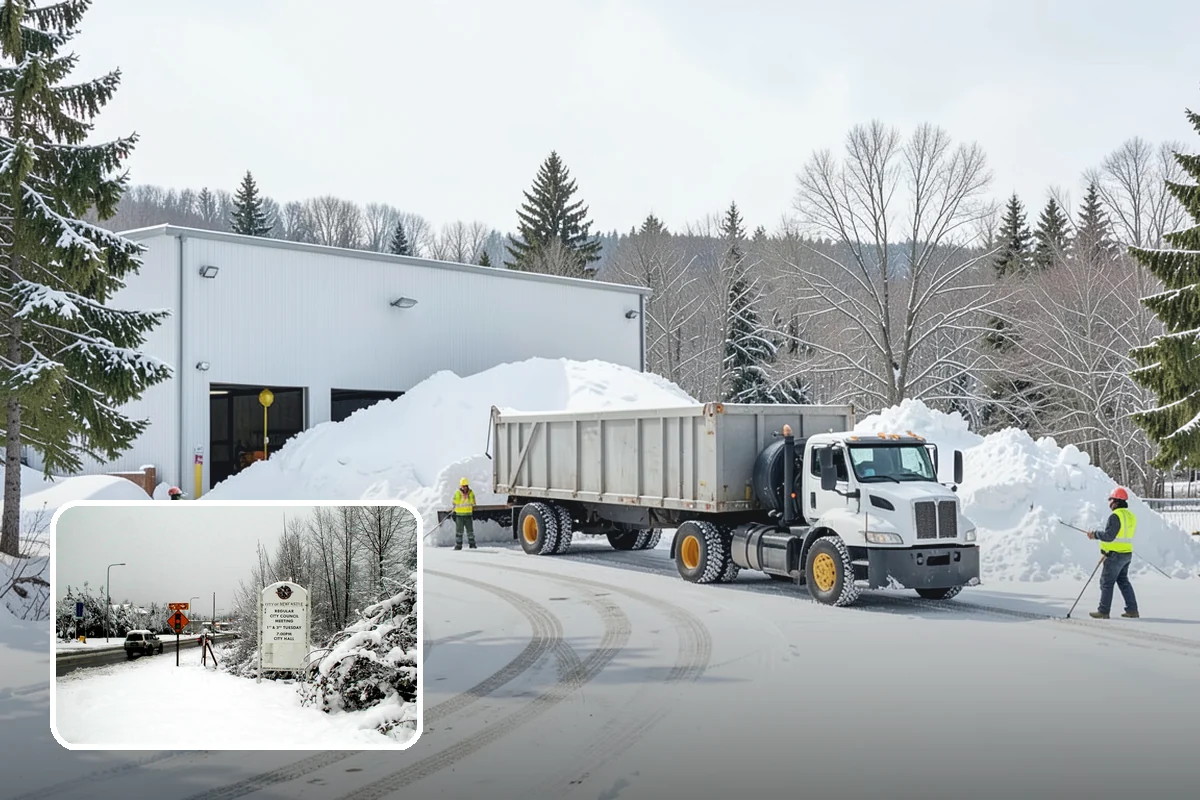 Salt Brine Pretreatment in Newcastle, King County, WA - Prevents snow and ice from bonding to the pavement