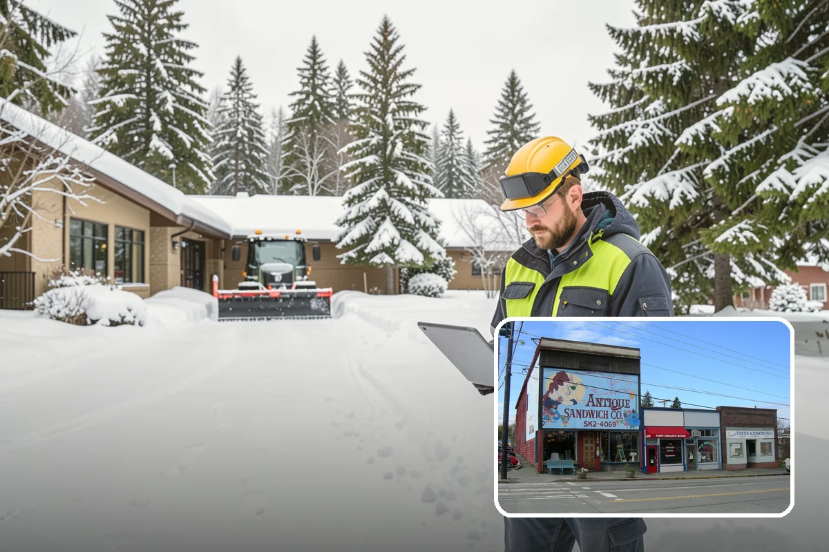 Salt Brine Pretreatment in Ruston, Pierce County, WA - Prevents snow and ice from bonding to the pavement