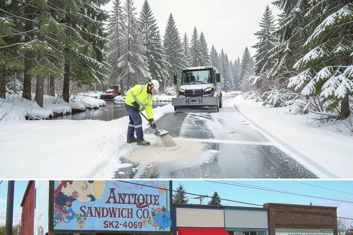 Salt Brine Pretreatment in Ruston, Pierce County, WA - Salt brine pretreatment is scheduled the day before forecast frost and freezing events all winter long.