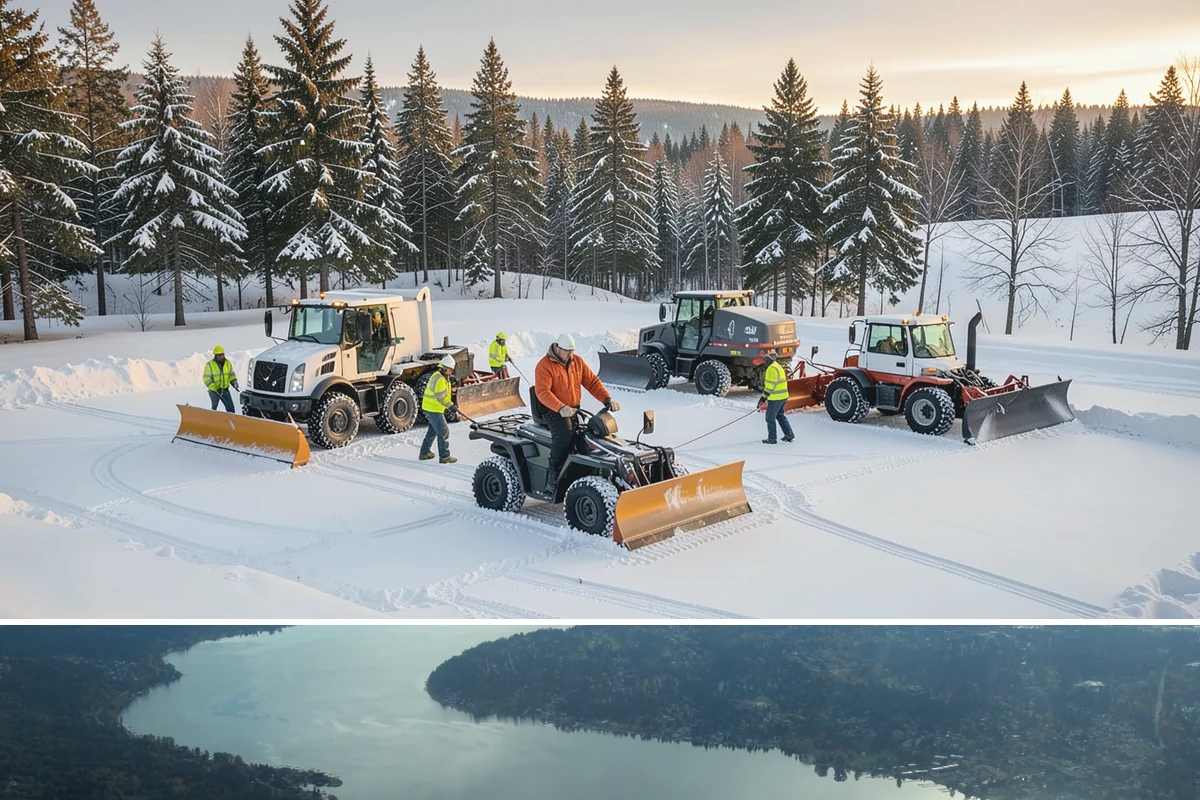Salt Brine Pretreatment in Sammamish, King County, WA - Salt brine pretreatment is scheduled the day before forecast frost and freezing events all winter long.