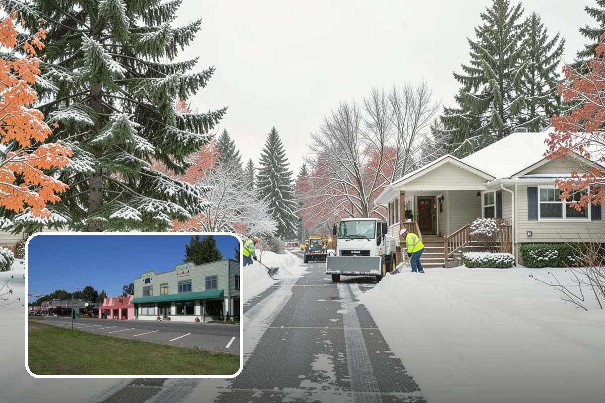 Salt Brine Pretreatment in Snoqualmie, King County, WA - Prevents snow and ice from bonding to the pavement